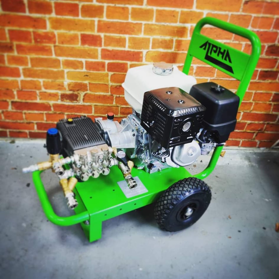 ALPHA Petrol Pressure Washer Aqua Green Professional Automotive